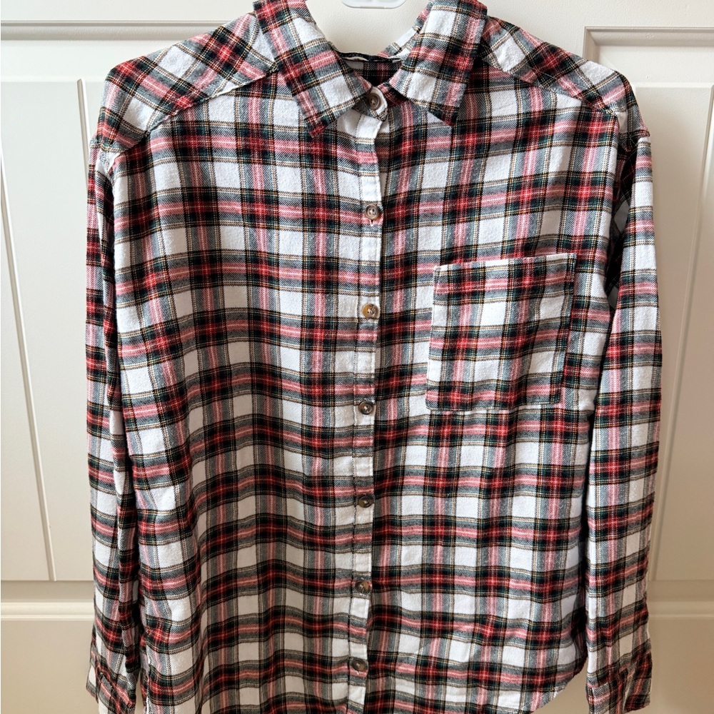Hollister oversized flannel shirt